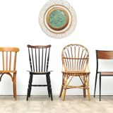 Lot of 6 vintage depareillees chairs