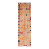 Rustic Boho Runner, Turkish Runner Rug, Sof Palette Rug, 86x302Cm