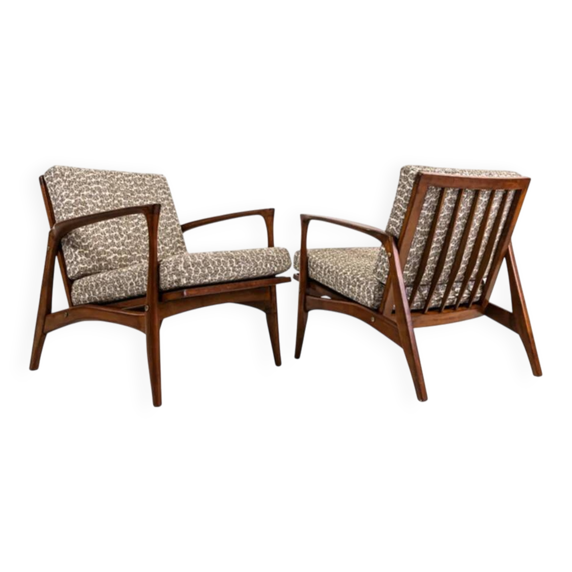 Chaises scandinaves vintage, Danemark, années 60, ensemble de 2