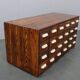 1940s Czechoslovak industrial bank drawer cabinet