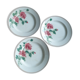 3 assiettes vintage