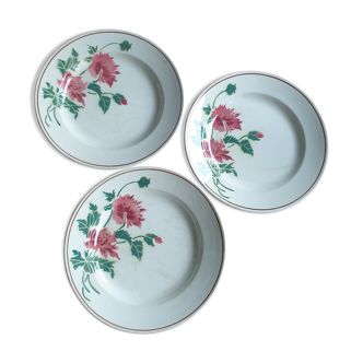 3 vintage plates