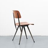 AS87 Scandinavian industrial chair, grey oak