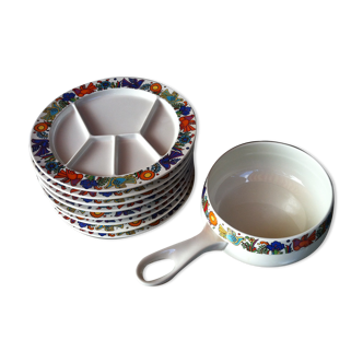 Villeroy and boch Acapulco fondue set