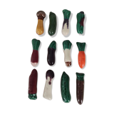 Set of 12 knife holders Vegetable Slip