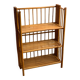 Folding bamboo shelf