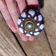 Genuine stoneware door knobs