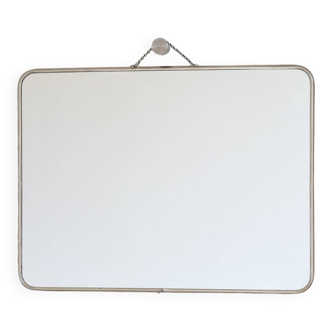 Large barber mirror