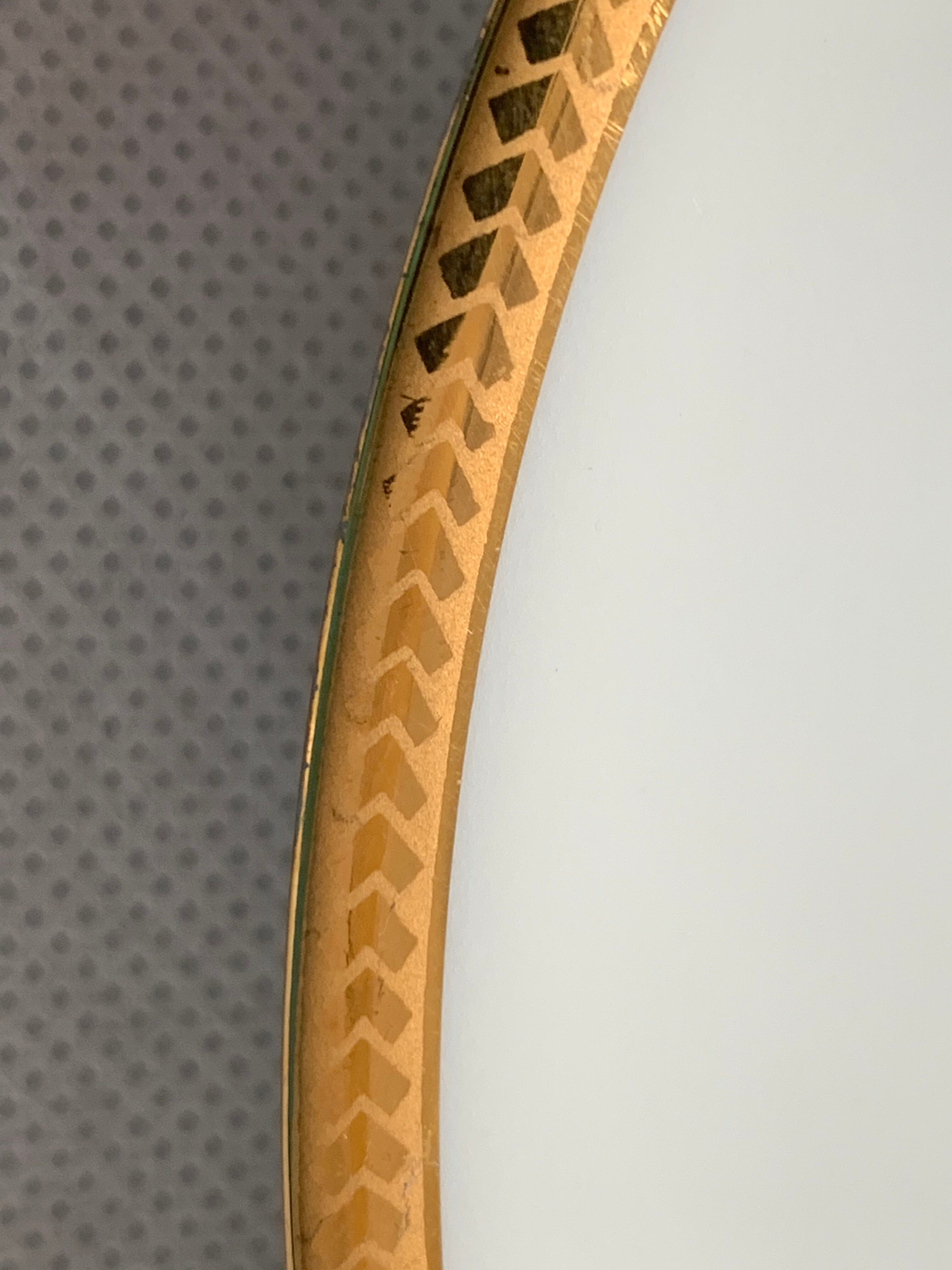 Jammet Seignolles Limoges porcelain and gold cup