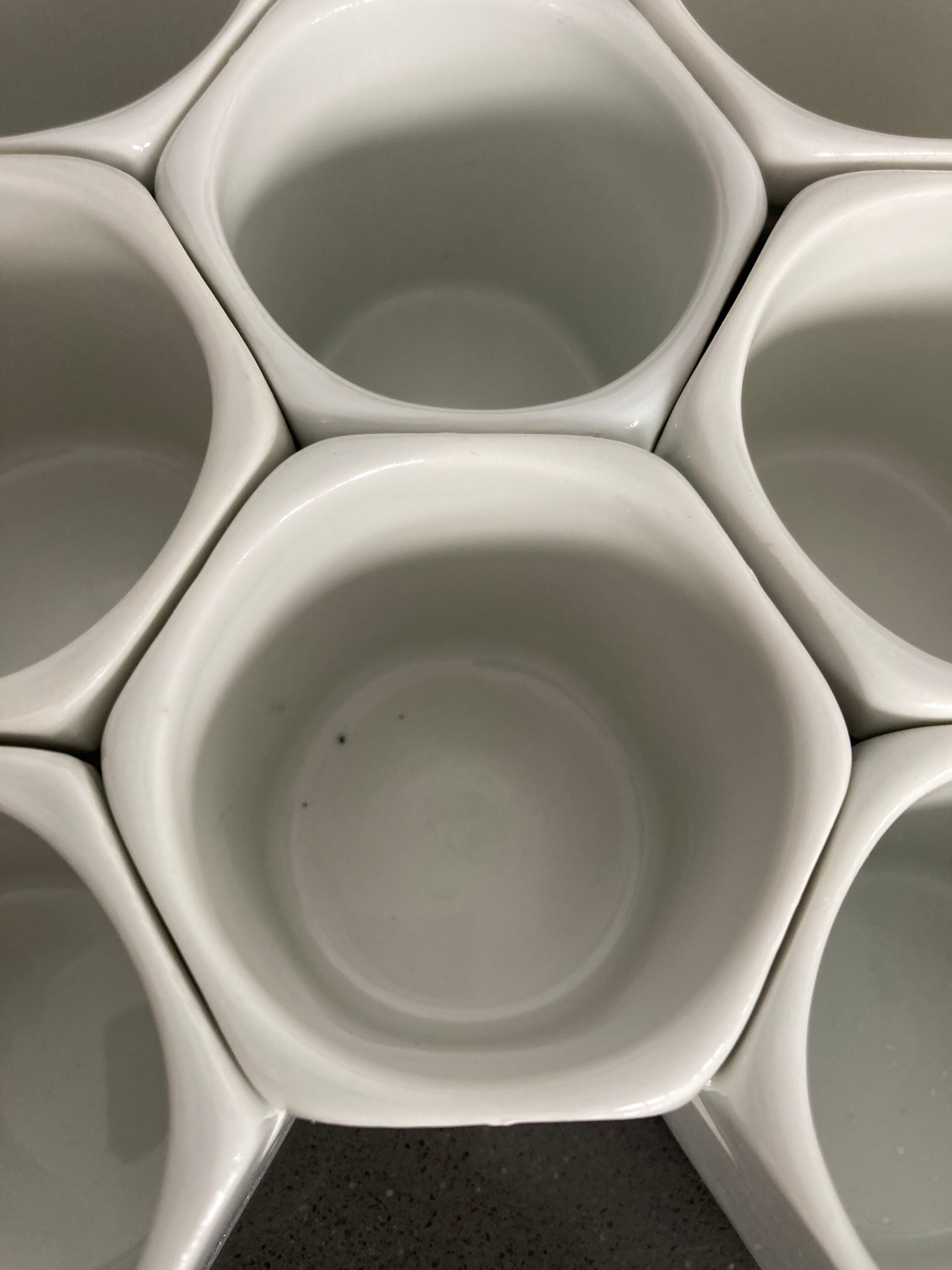 set of 8 jars yogurt porcelain Yalacta