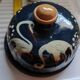 Storks /soufflenheim/ IG friedmann /terracotta /cammenbert butter dish /Als