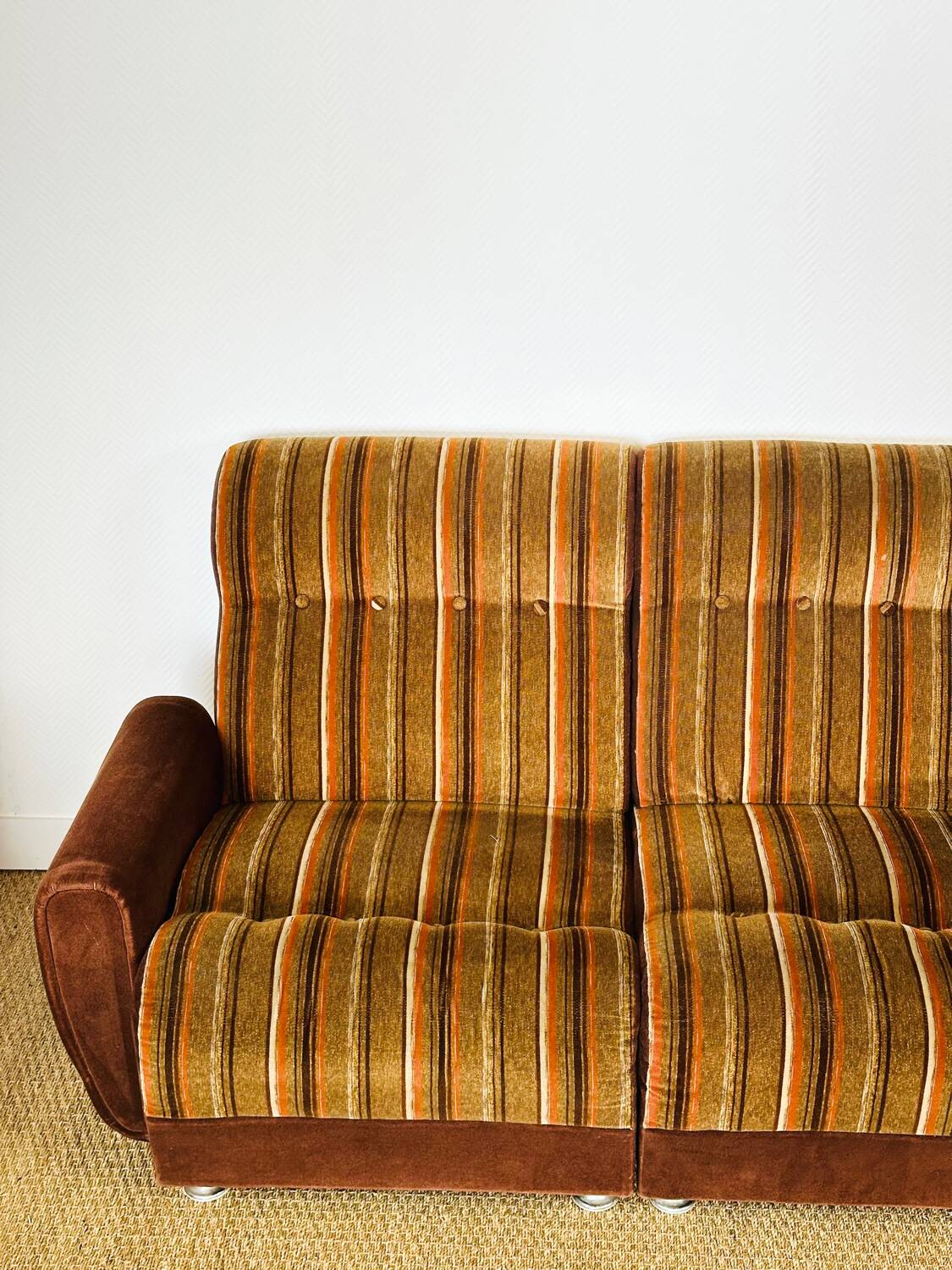 Vintage 1970s modular sofa set