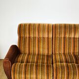 Vintage 1970s modular sofa set