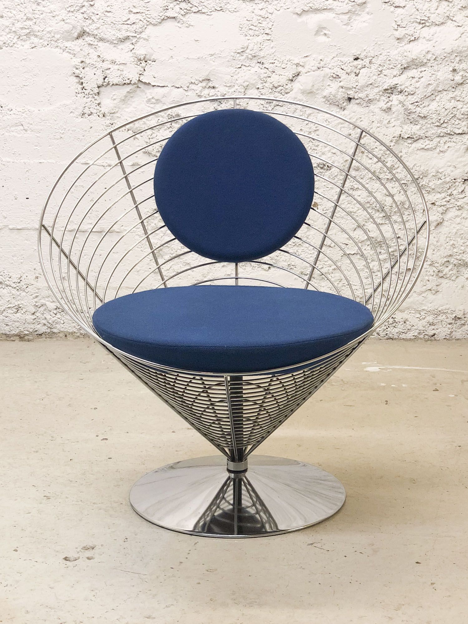 Wire Cone Verner Panton armchair for Fritz Hansen 1988