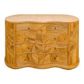 Commode à 4 tiroirs en rotin