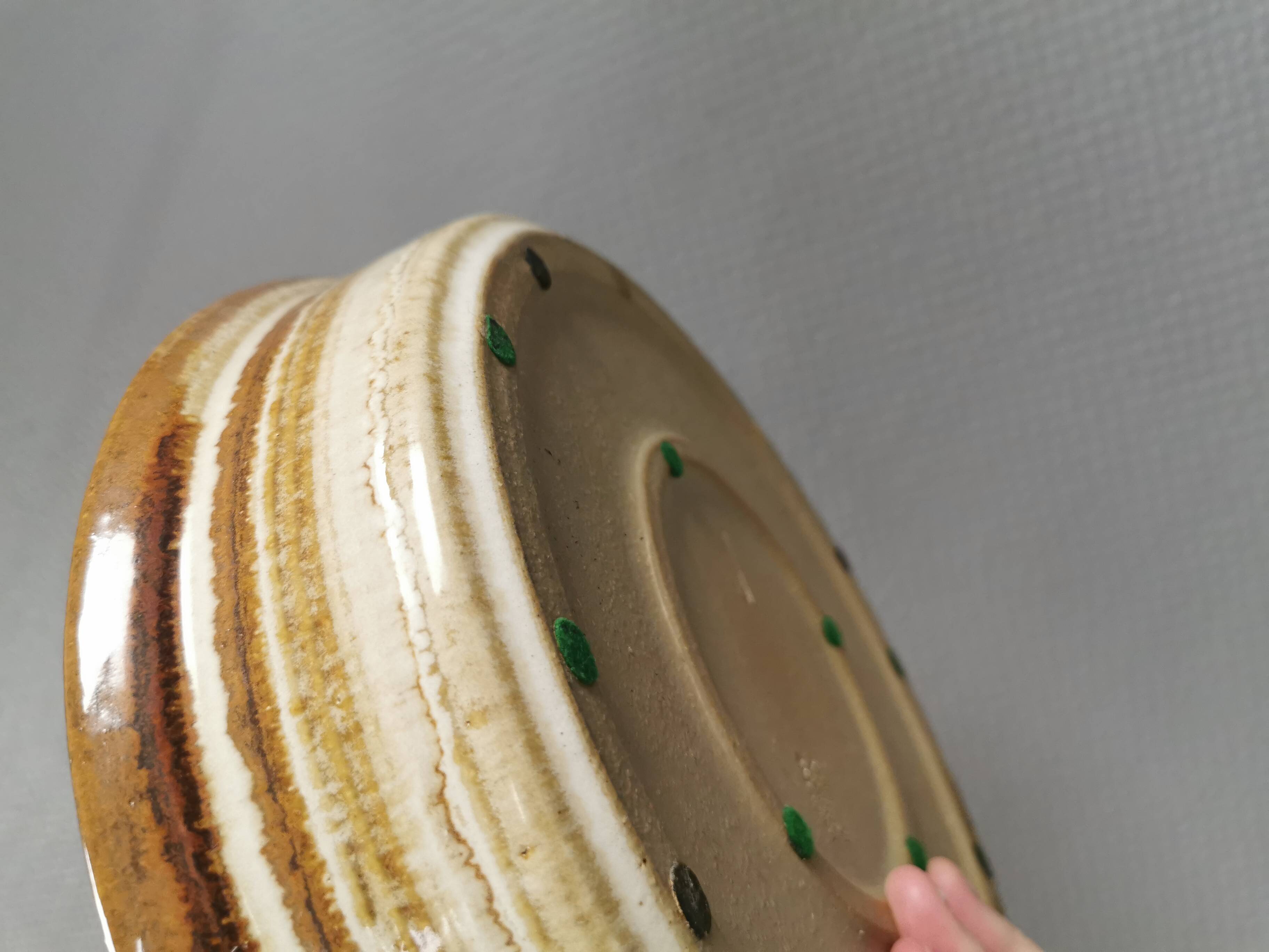 Large ceramic dish from Danske Søholm 1970-80s.