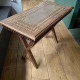 19th century Syrian marquetry table