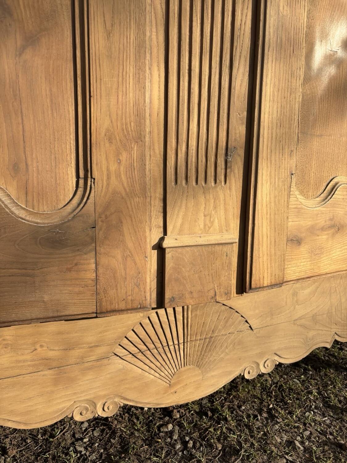 Solid cherry wood cabinet