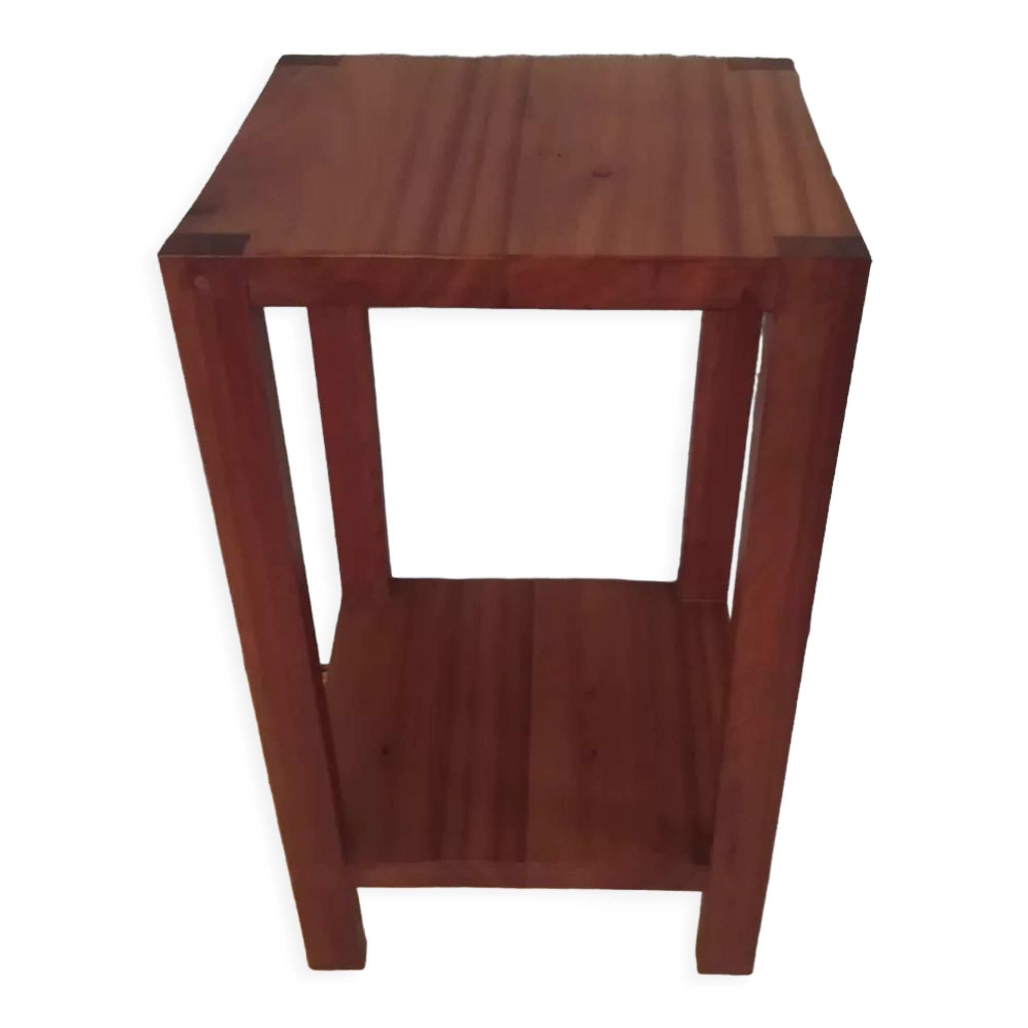 Vintage solid wood side table