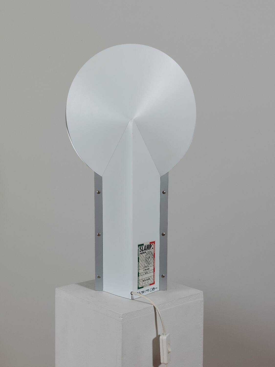 Paire de lampes de table ultralégères en forme de lune, design Samuel Parker pour Slamp