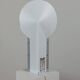 Pair of ultra-light table lamps in the shape of a moon, design by Samuel Parker for Slamp.