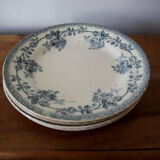 Lot of old 5 flowered plates