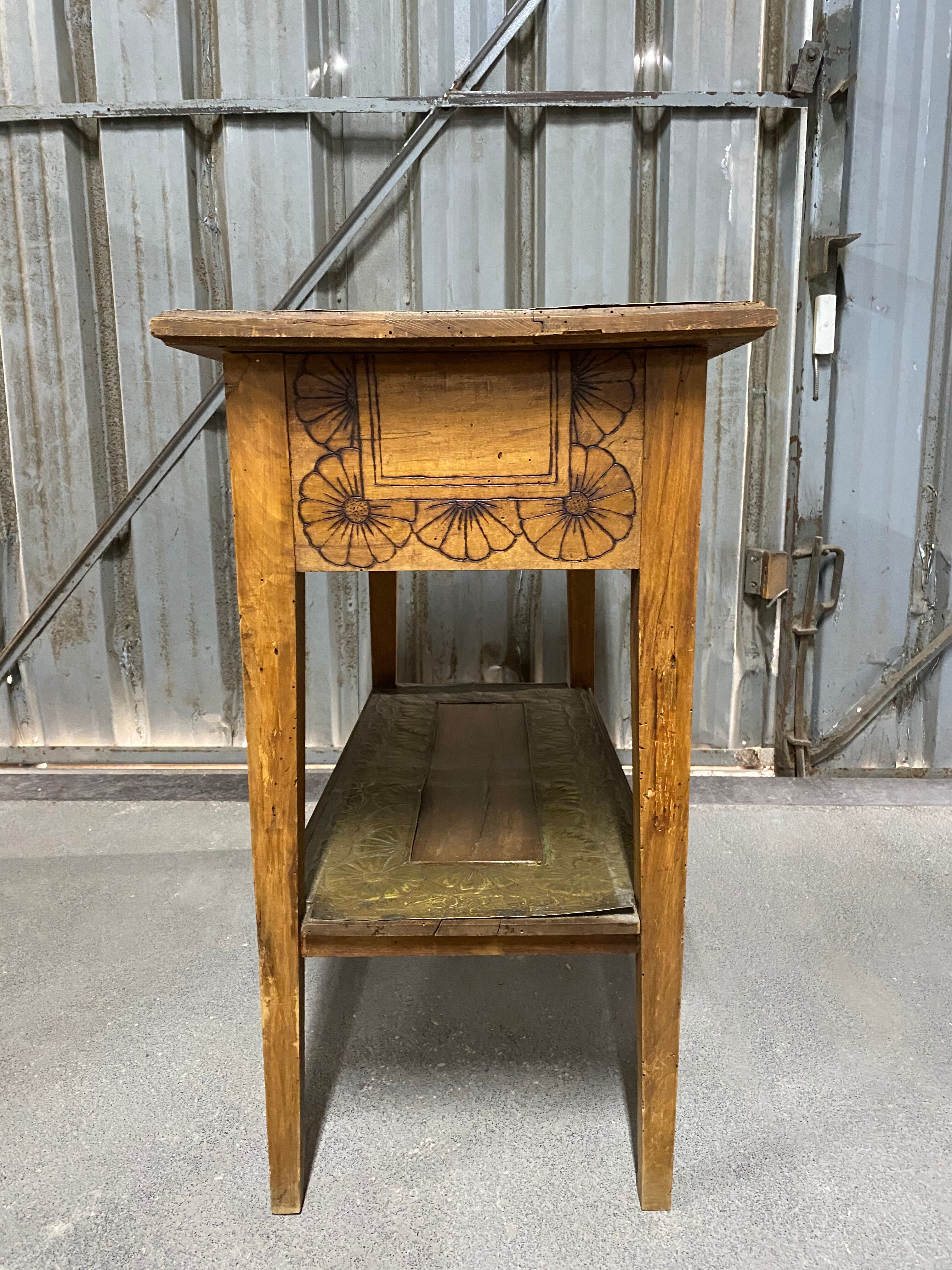 Console art nouveau arts and crafts