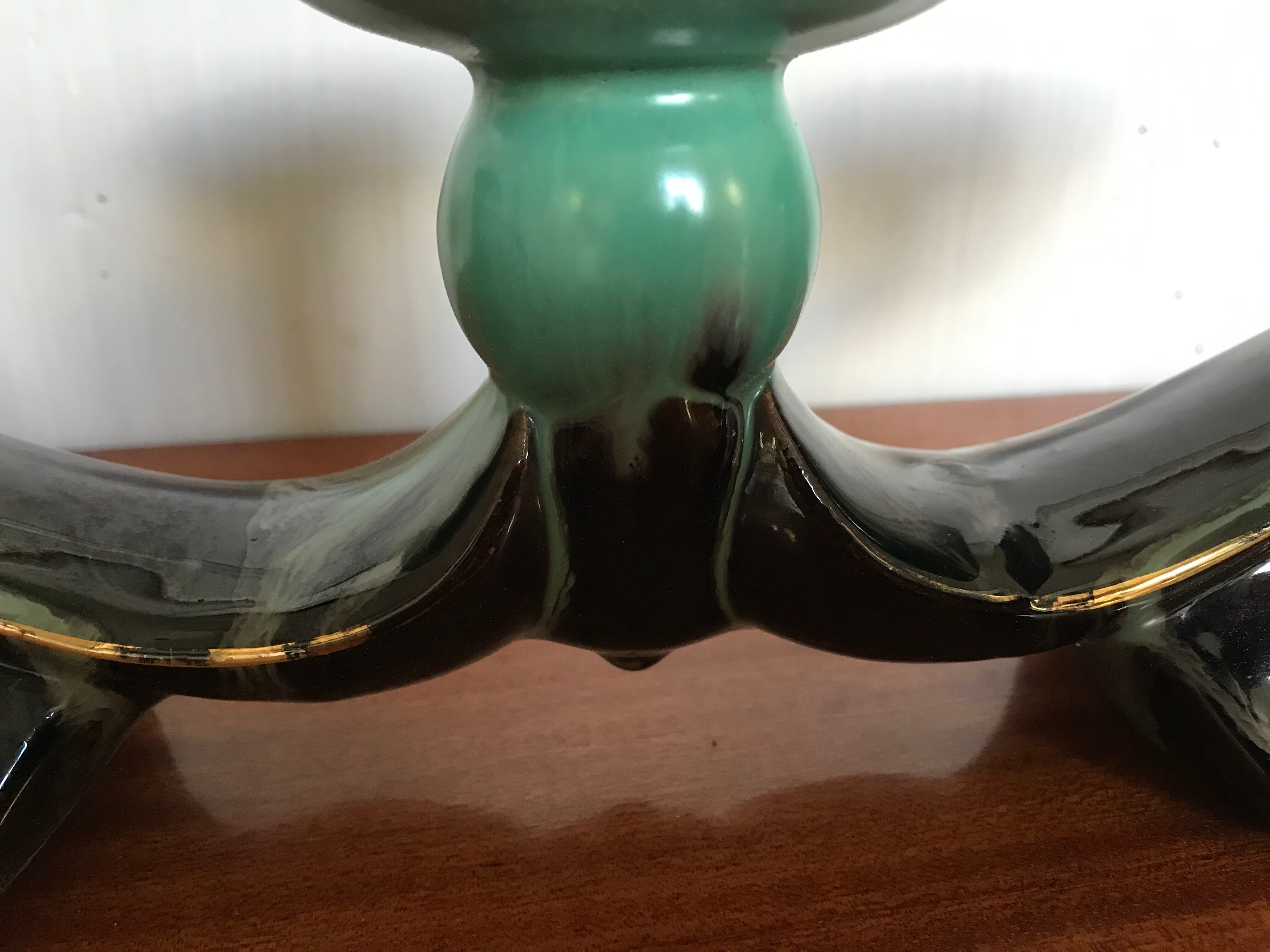 Vintage ceramic candlestick