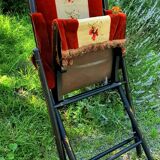 Folding armchair chair Napoleon III of the nineteenth century
