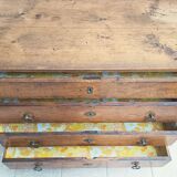 Empire period walnut commode