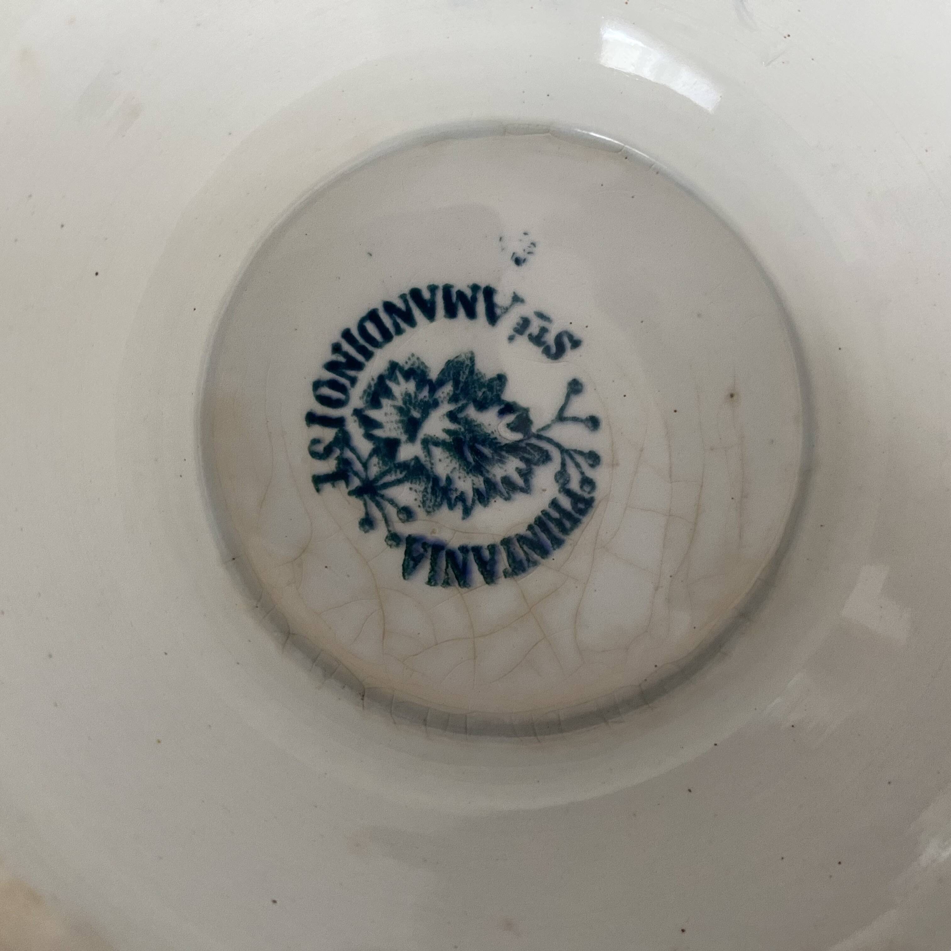 Ironware soup tureen "Printania" Ste Amandinoise