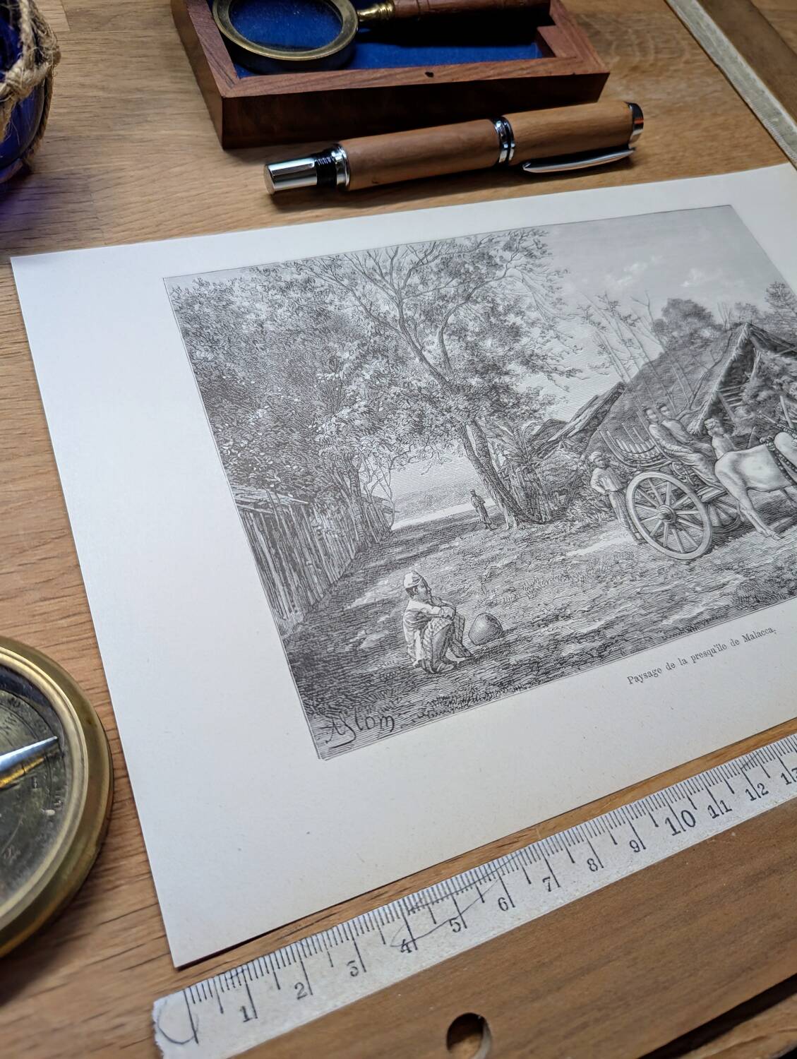 Printed in 1898, Malacca Peninsula, Malaysia.