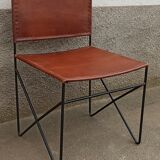 Chaise en cuir