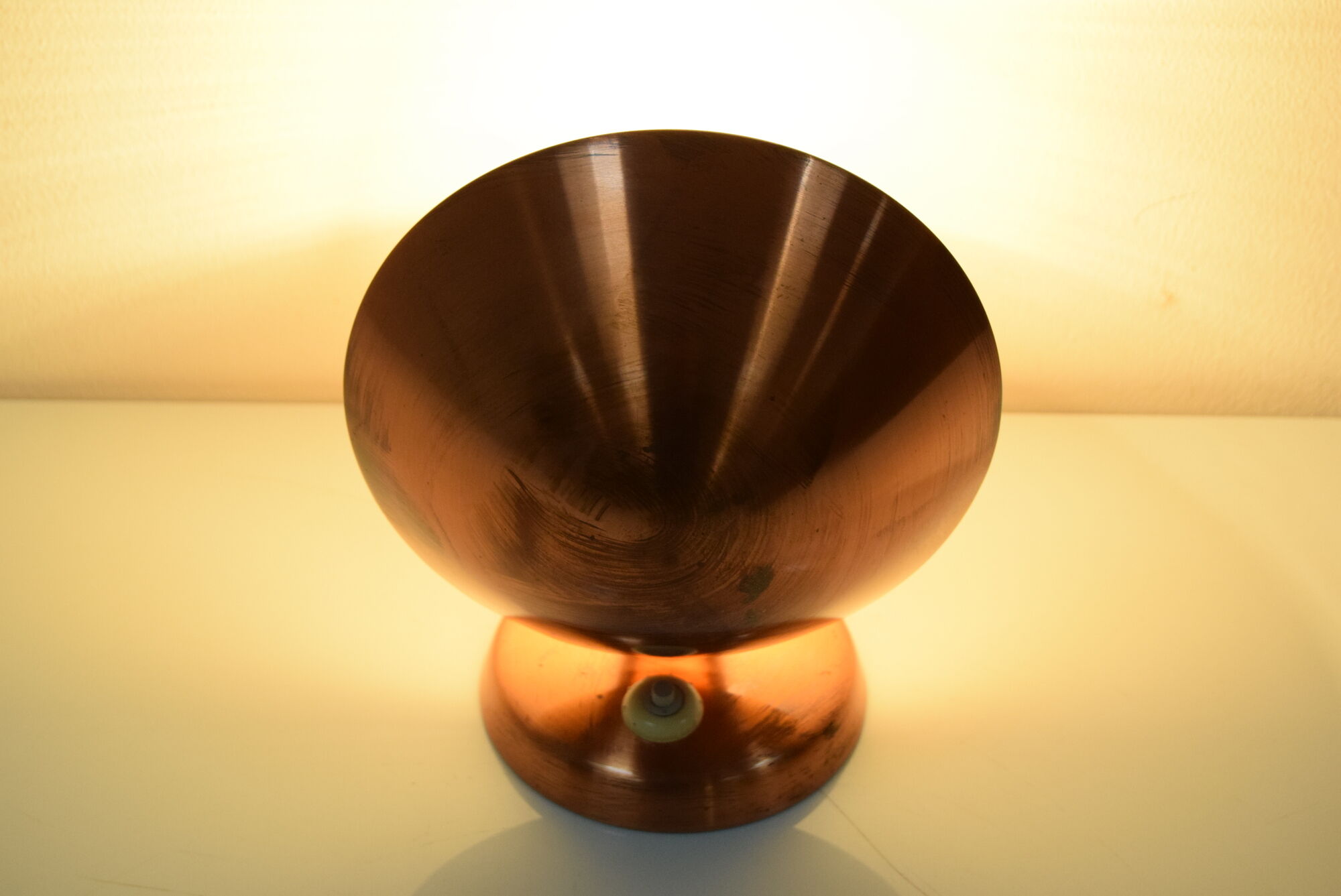 Art deco table lamp with flexible shade,1930's