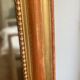 Old mirror louis Philippe golden gold leaf fireplace