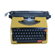 Brother deluxe 262tr orange typewriter