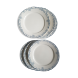 Antique dessert plates-iron ground