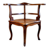 Fauteuil d'angle 1900 assise bistro