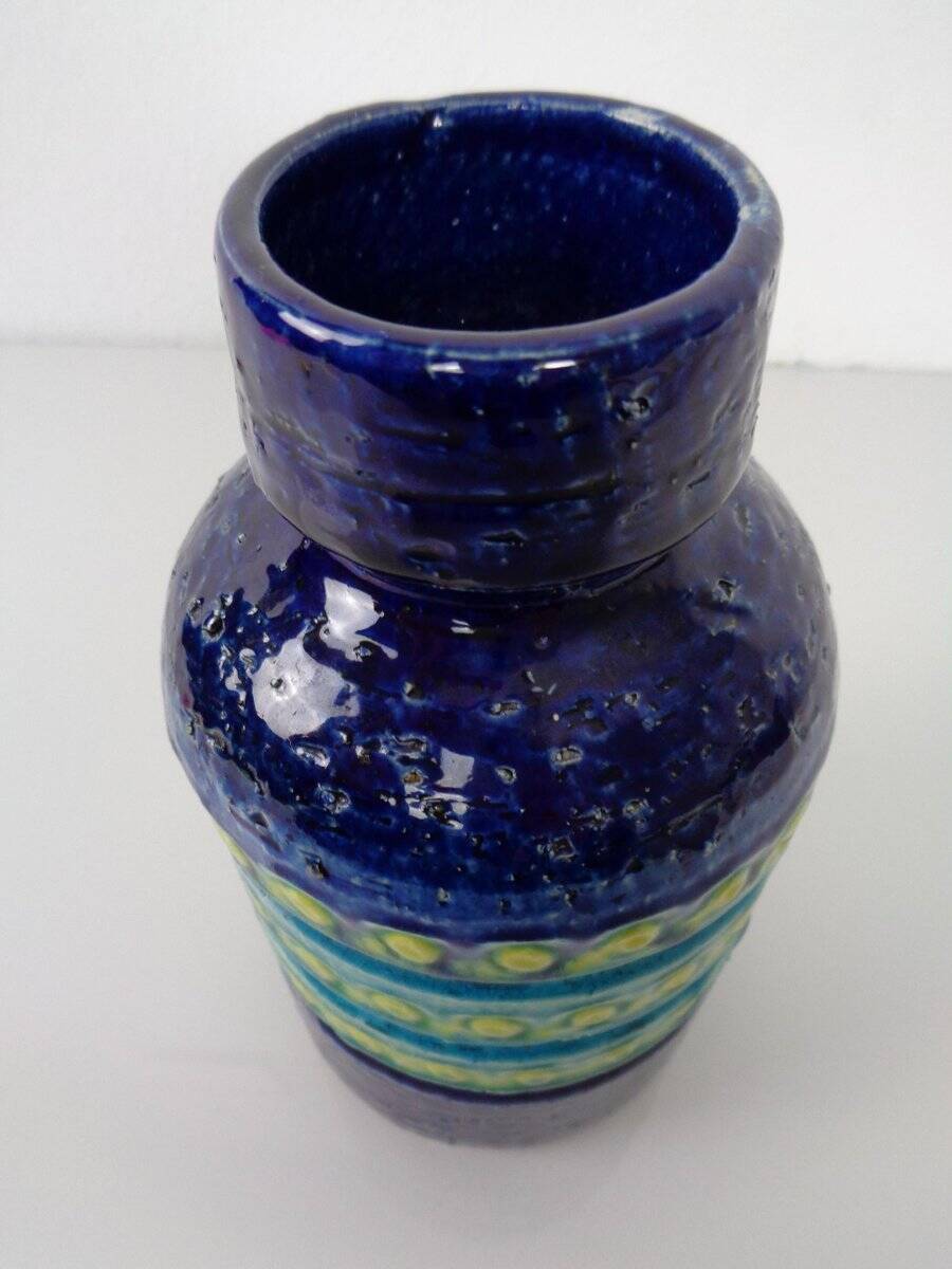 Studio ceramic vase by Aldo Londi for Bitossi, 1960s