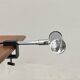 Mid-Century Modern minimalist clamp lamp by Cosack, 1960s.