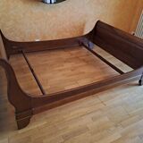 Lit Louis Philippe 140 x 190 bois massif