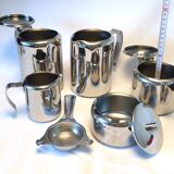 Stainless steel coffee service from the 1970s