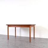 Mid-Century Danish Teak Extendable Dining Table, 1960s.