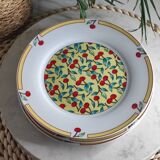 Cherry dessert plates