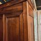Antique linen cupboard in solid walnut from the 19th century – Louis Philippe