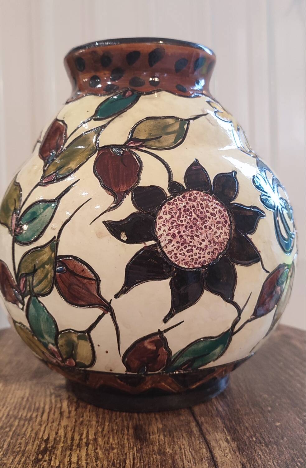 Vallauris ceramic vase by Jérôme Massier