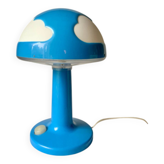 IKEA vintage blue clouds table lamp