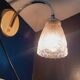 Pair of 40s/50s art deco style lamps/wall lights