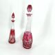Crystal caraffe or decanters by Val Saint Lambert, 1960s