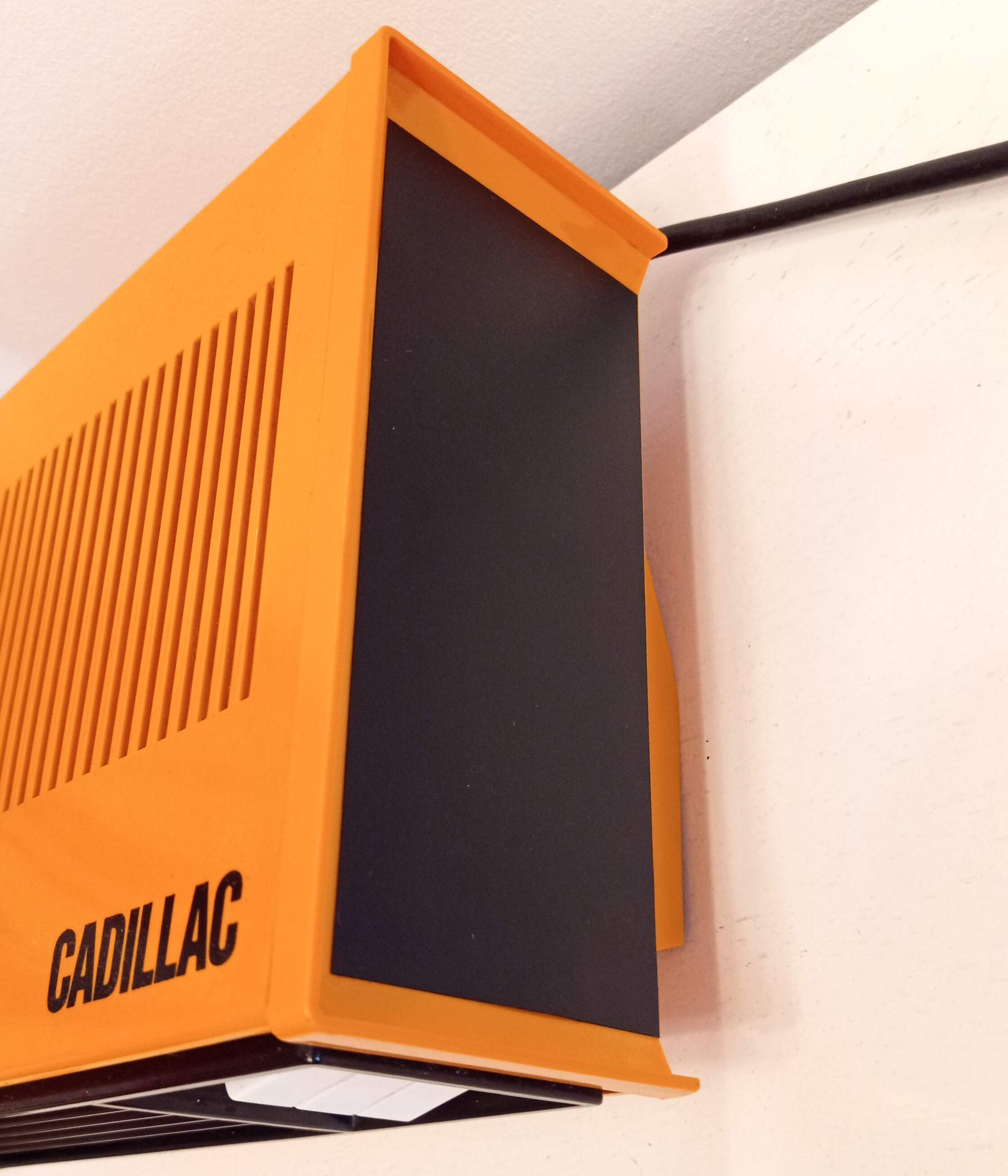 Ventilateur vintage cadillac orange